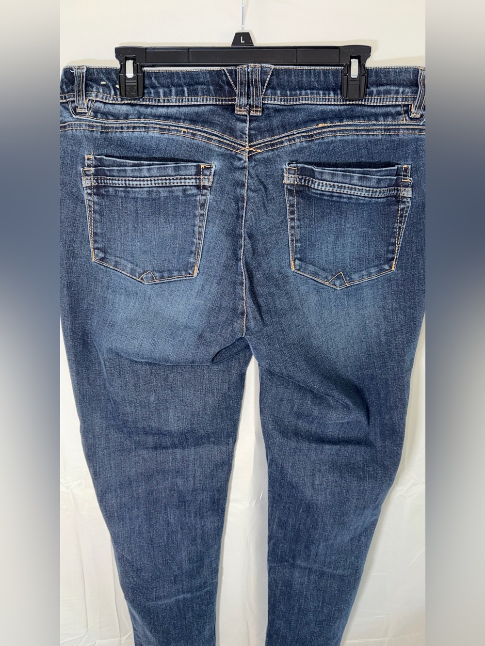 Democracy Ab Technology High-Rise Dark Blue Skinny Jeans - Picture 5 of 13
